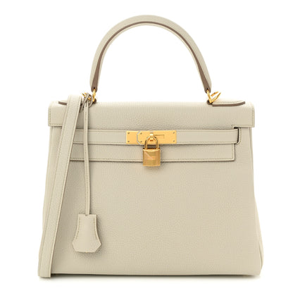 Hermes Togo Kelly Retourne 28 Beton 1 of 11