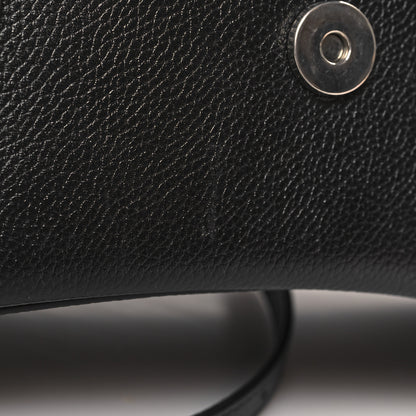 Balenciaga Grained Calfskin Medium Hourglass Top Handle Bag Black 11 of 12