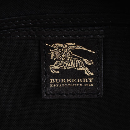 Burberry Haymarket Check Small Chester Bowling Bag Chocolate 8 of 9