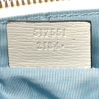 Gucci X YUKO HIGUCHI Canvas Calfskin GG Web Yuko Higuchi Print Large Ophidia Pouch Clutch White 7 of 11
