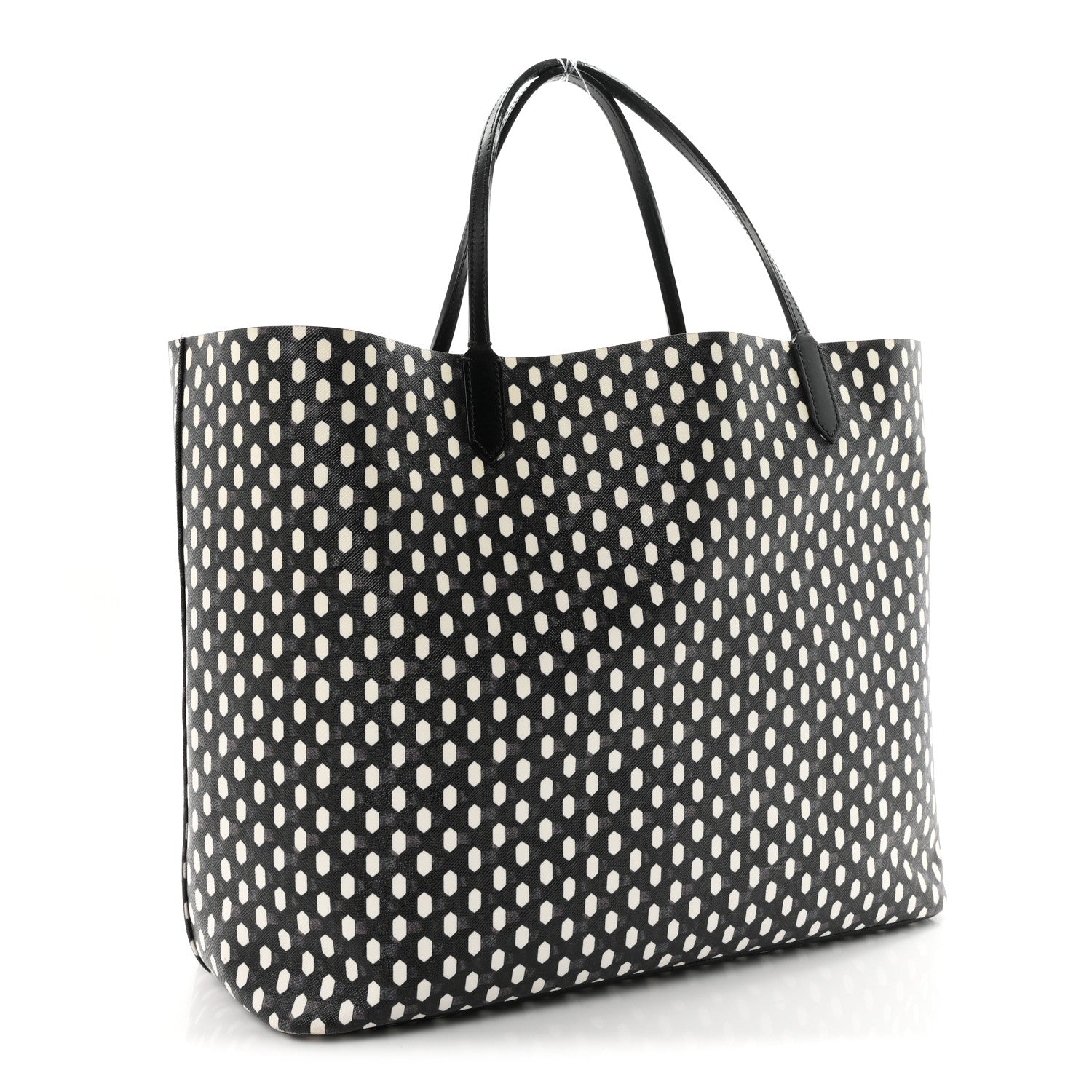 Givenchy Coated Canvas Large Antigona Tote Black White 4 of 12