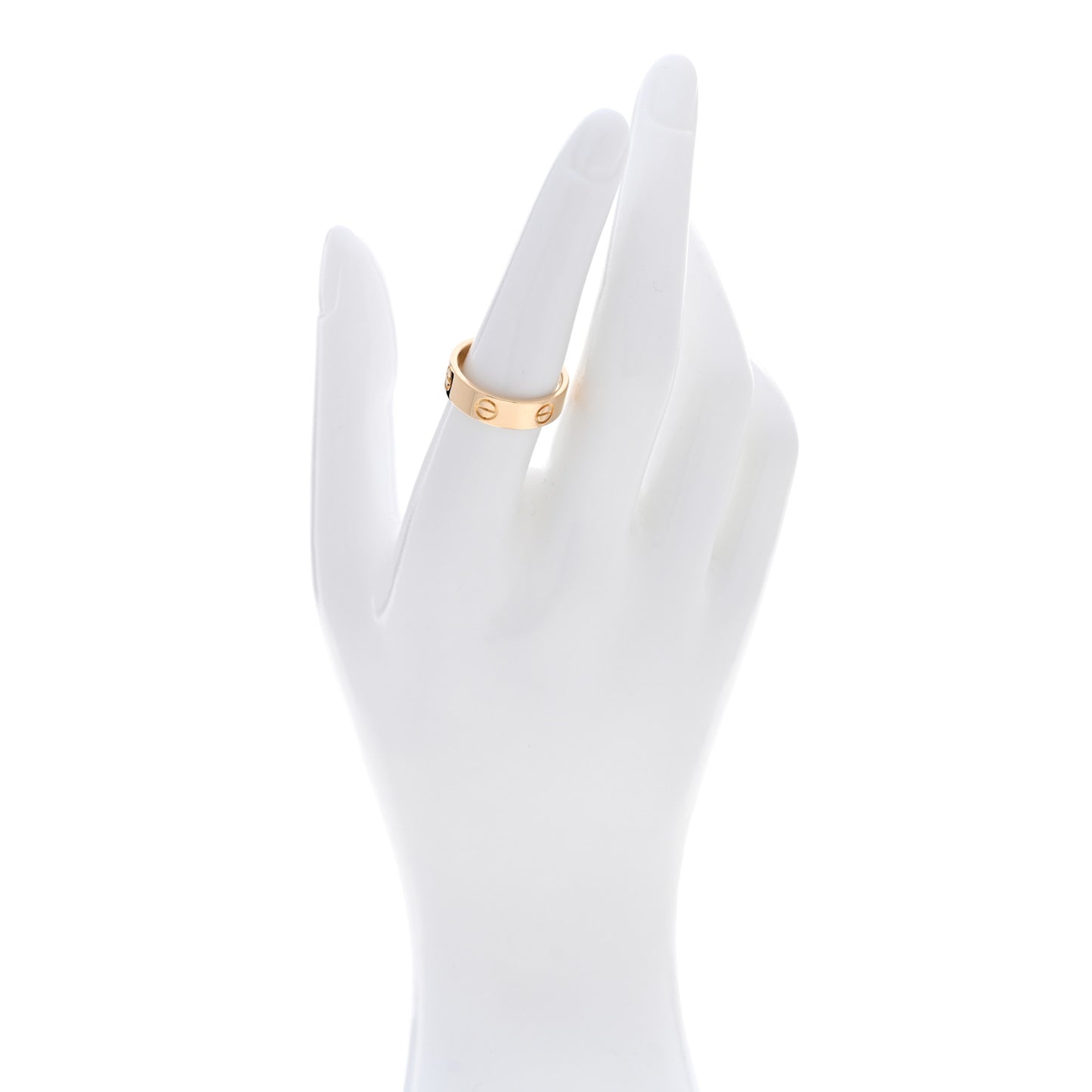 18K Yellow Gold 5.5mm LOVE Ring 55 7.25