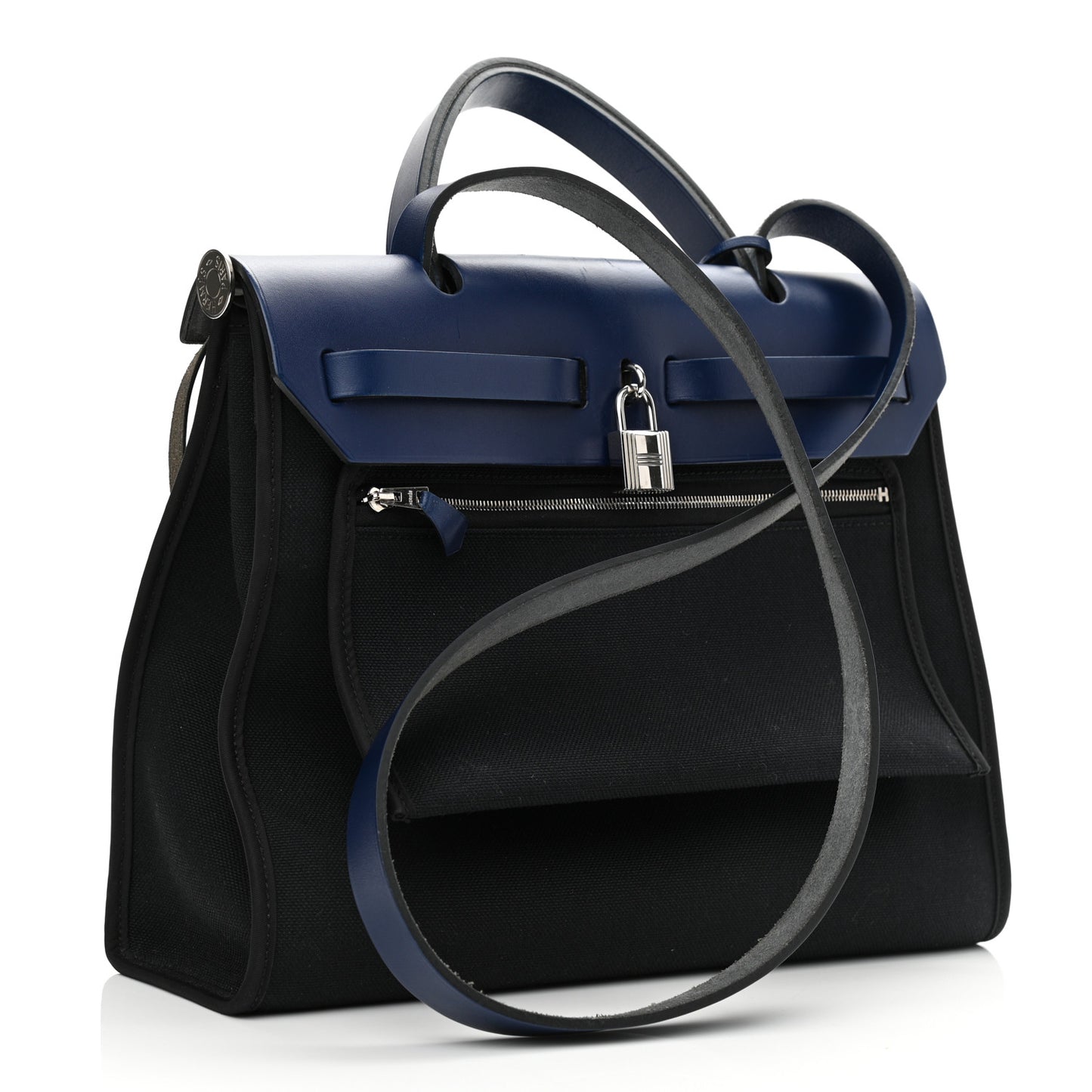 Vache Hunter Toile Herbag Zip 31 PM Bleu Saphir Black