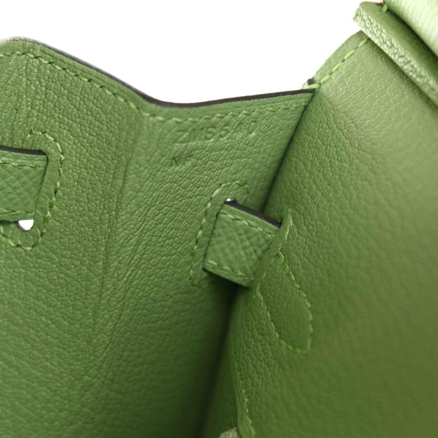 Hermes Epsom Birkin Sellier 25 Vert Criquet 7 of 11