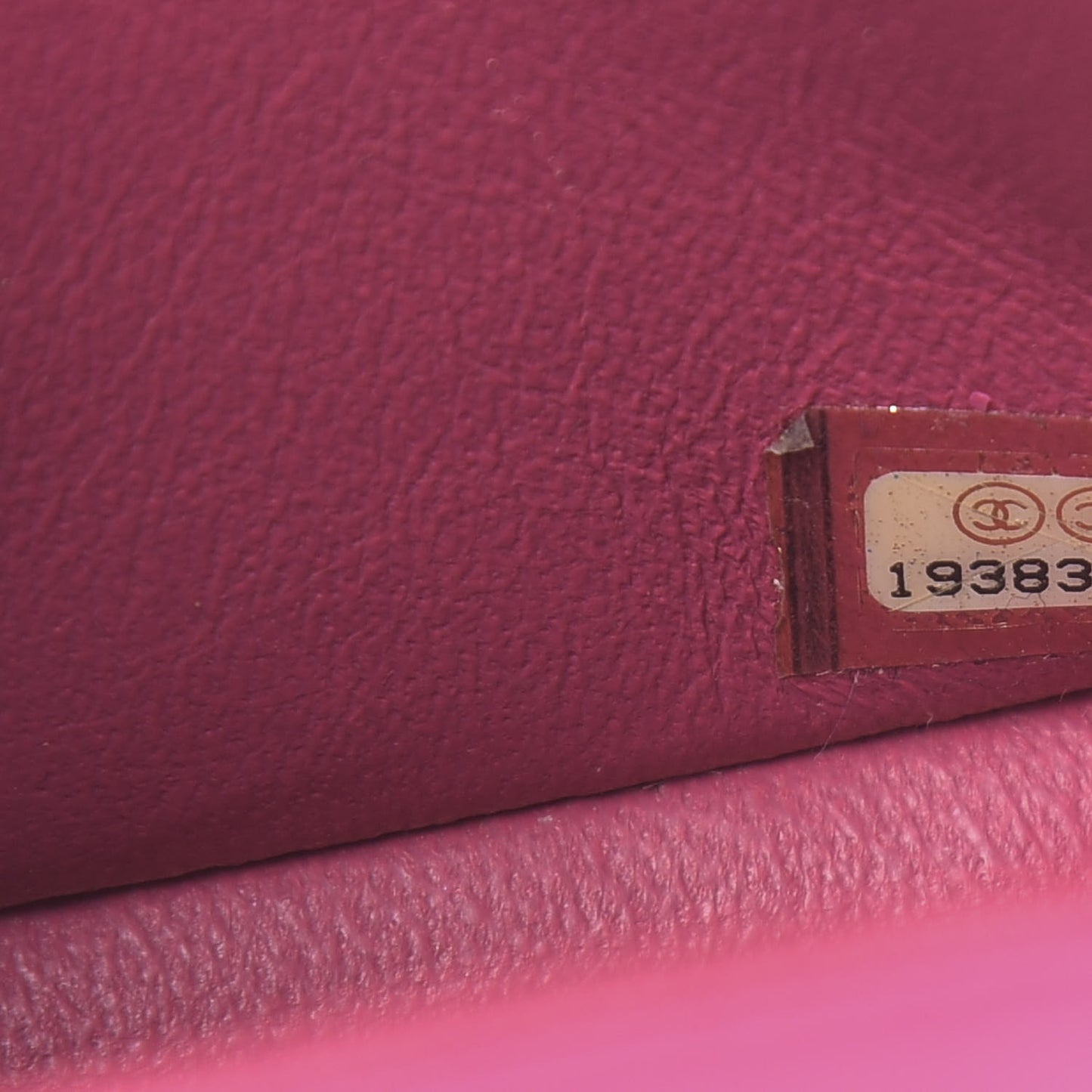 Patent Quilted Mini Rectangular Flap Fuchsia