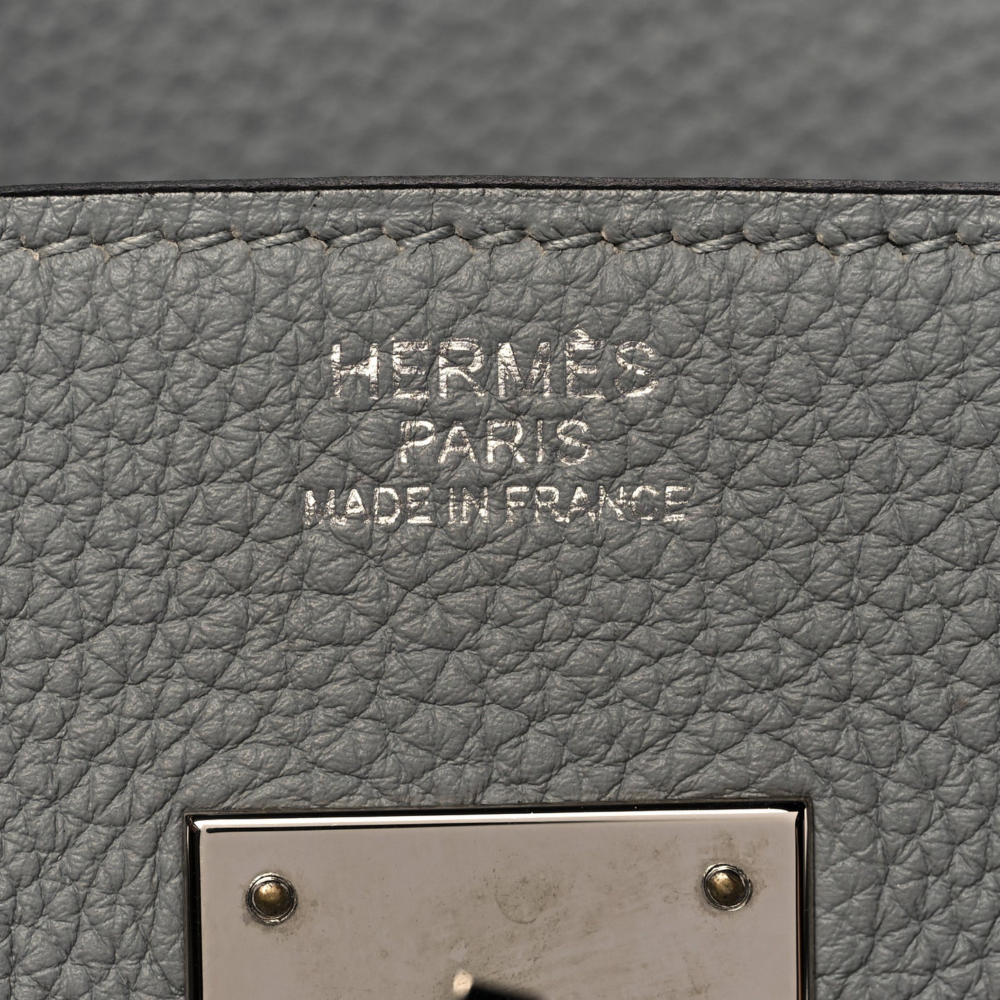 Togo Birkin 30 Gris Mouette