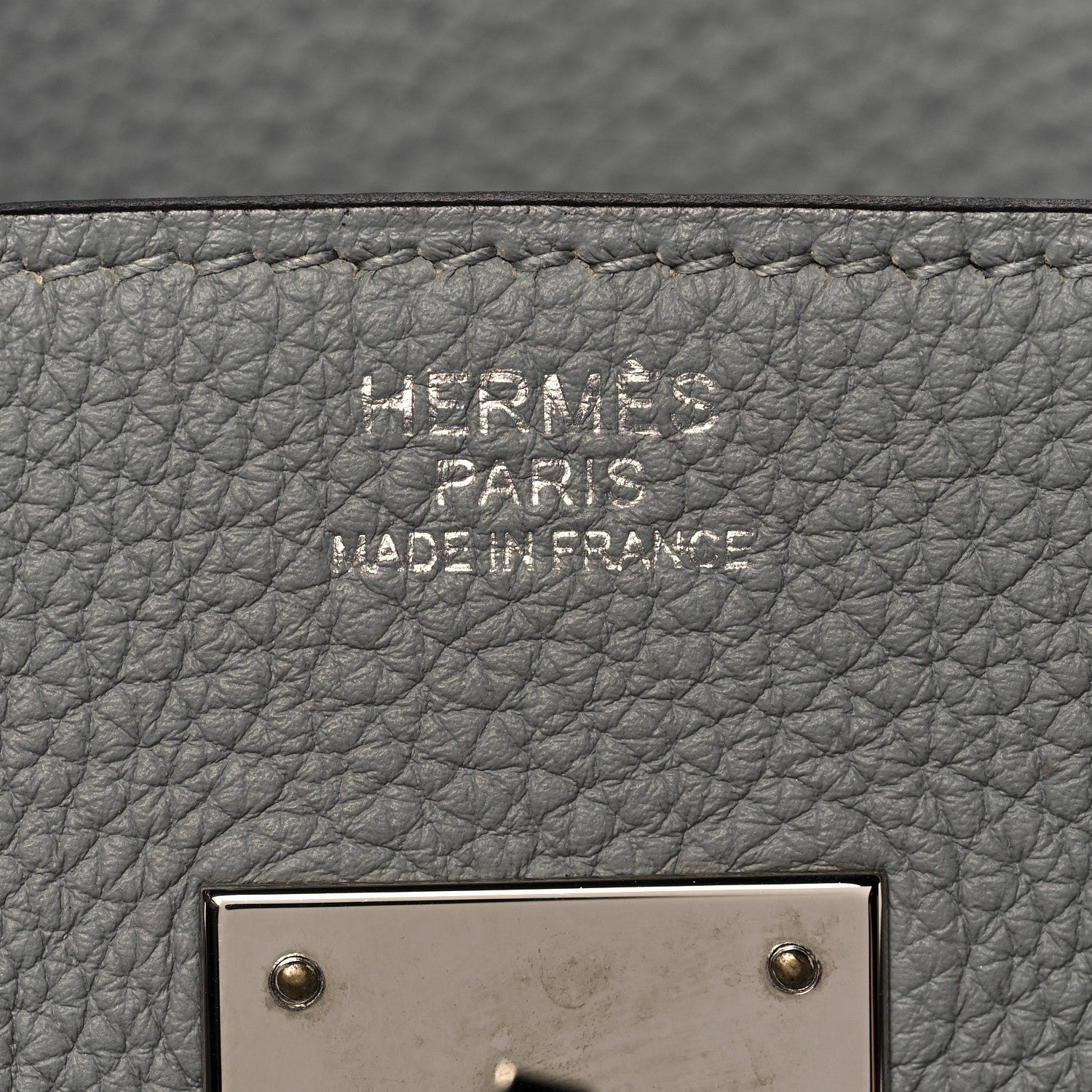 Hermes Togo Birkin 30 Gris Mouette 26 of 38