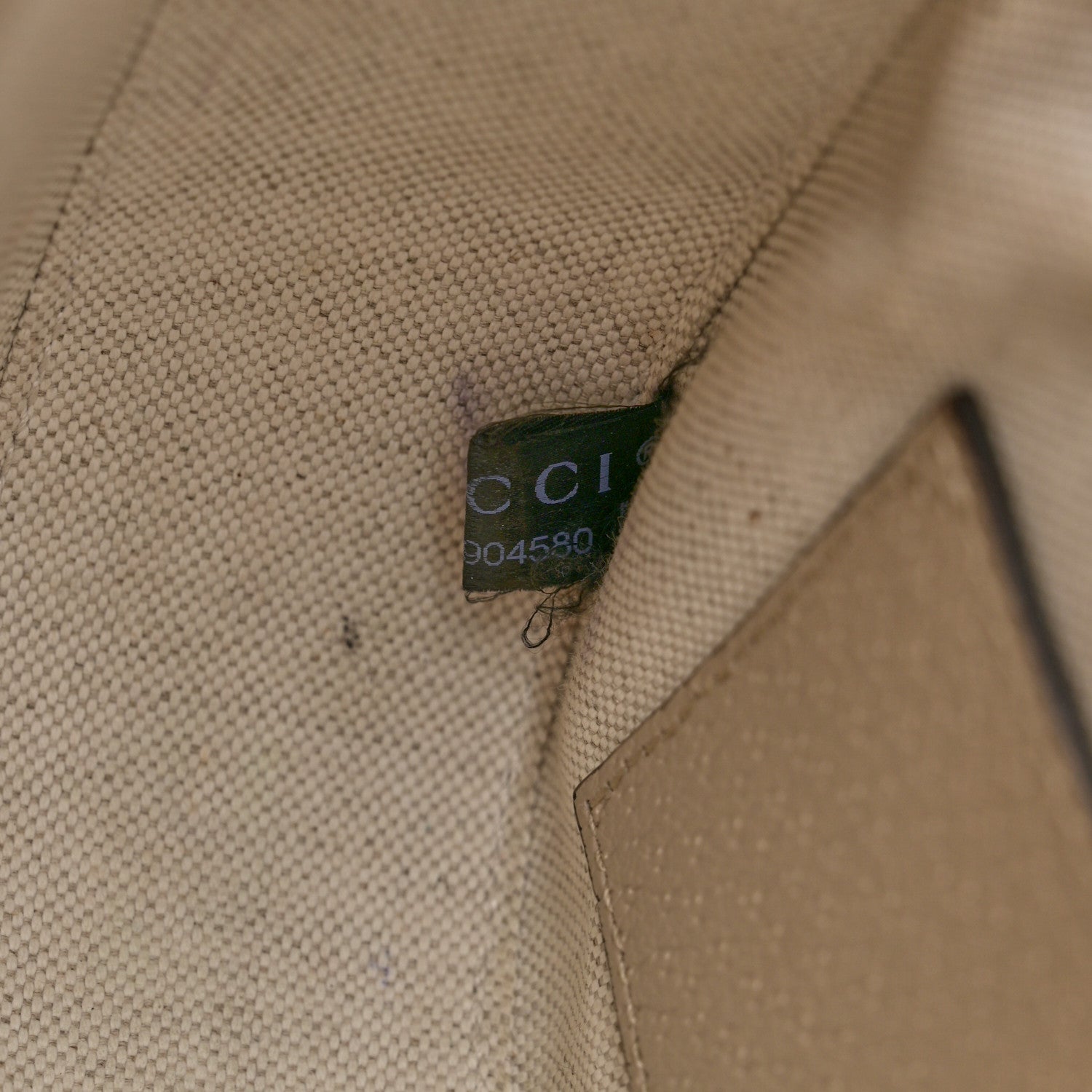 Gucci GG Supreme Monogram Textured Dollar Calfskin Web Mini Horsebit 1955 Shoulder Bag Beige Mystic White Oatmeal 9 of 19