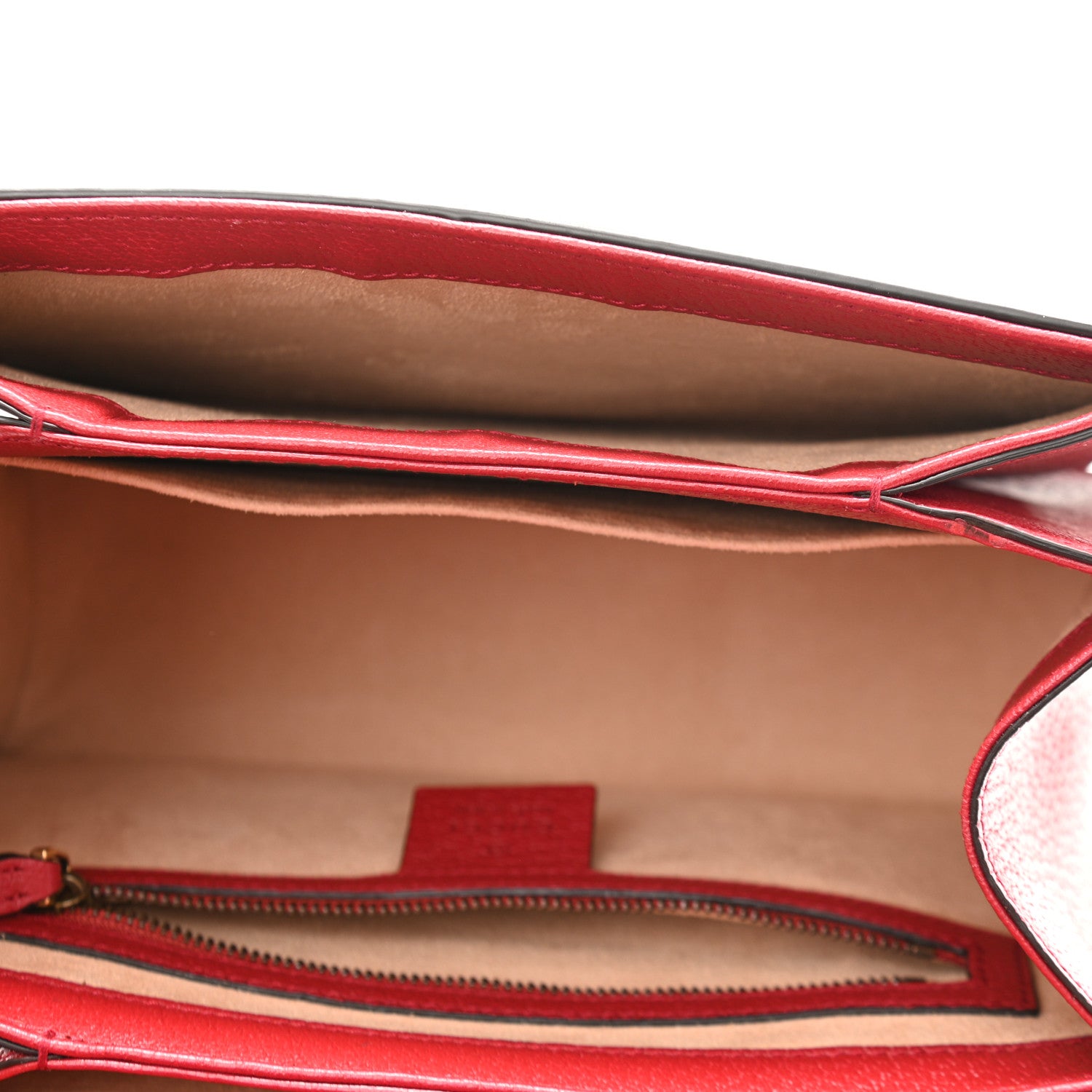 Gucci GG Supreme Monogram Small Queen Margaret Top Handle Bag Red 5 of 10