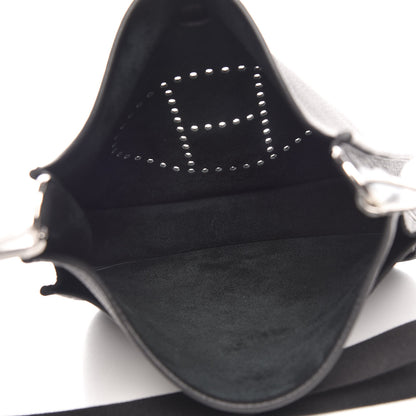 Hermes Taurillon Clemence Evelyne III PM Black 5 of 10
