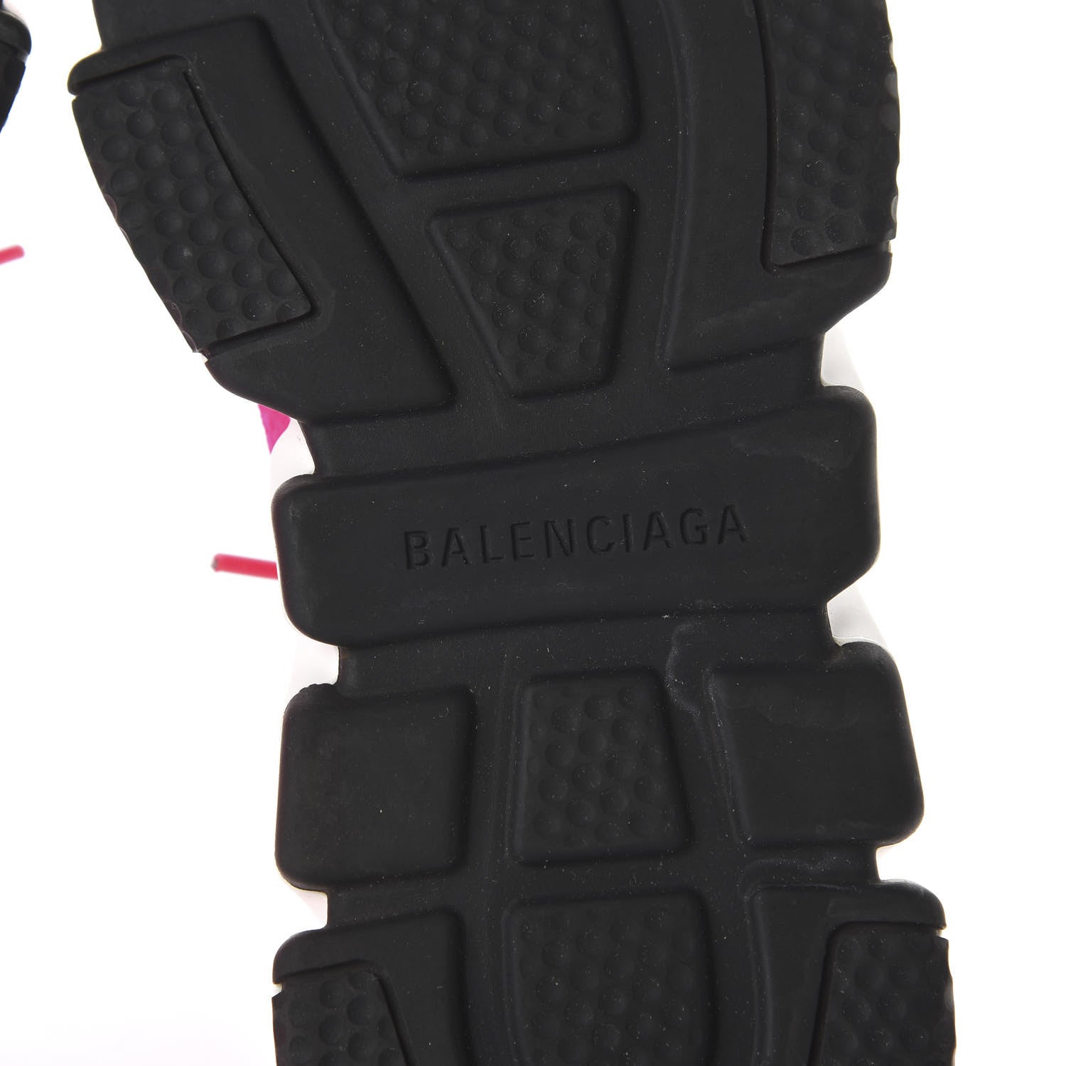 Balenciaga Knit Womens Speed Lace Up Sneakers 36 Rose Fluo 6 of 8