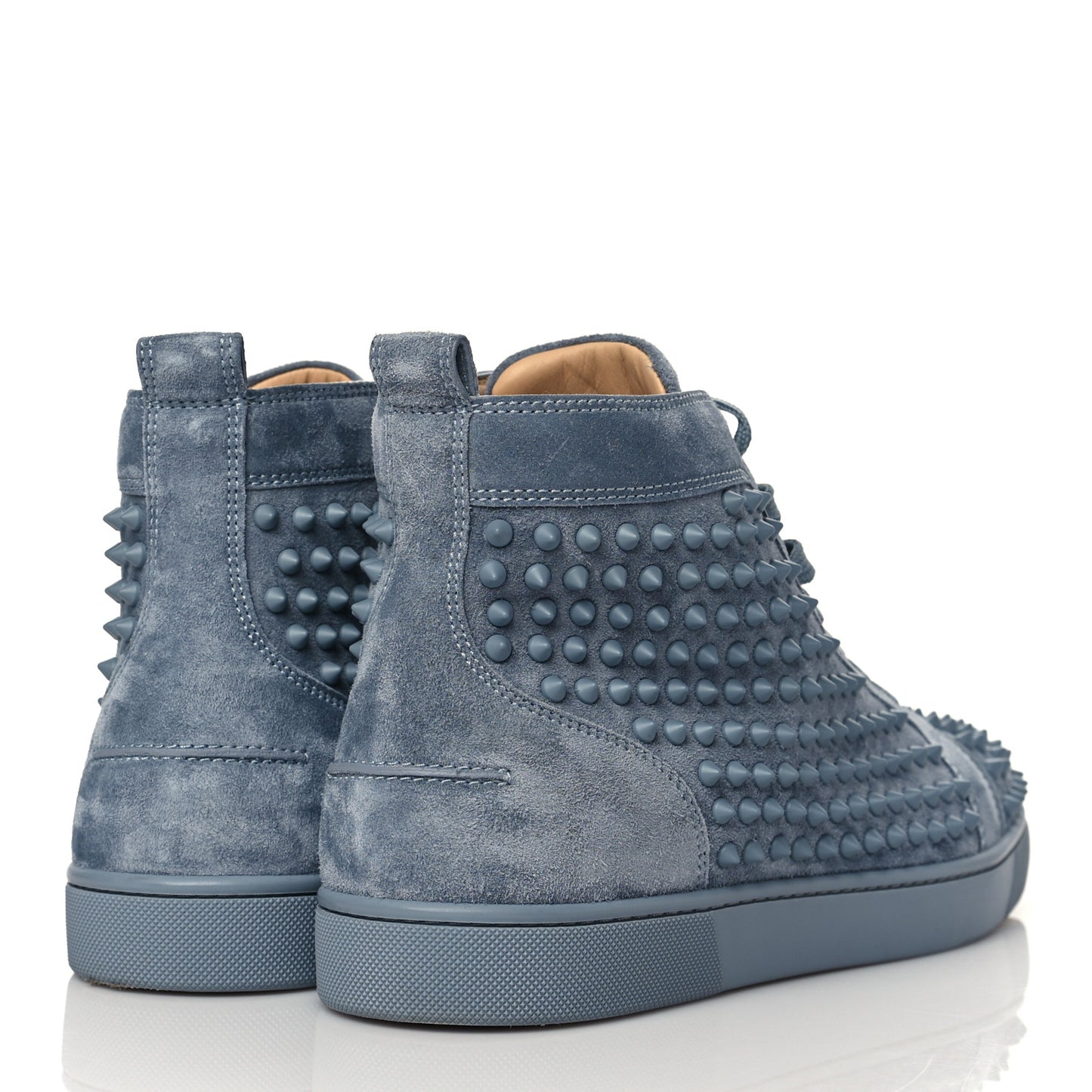 Veau Velours Mens Louis Spikes Flat Sneakers 45 Squale