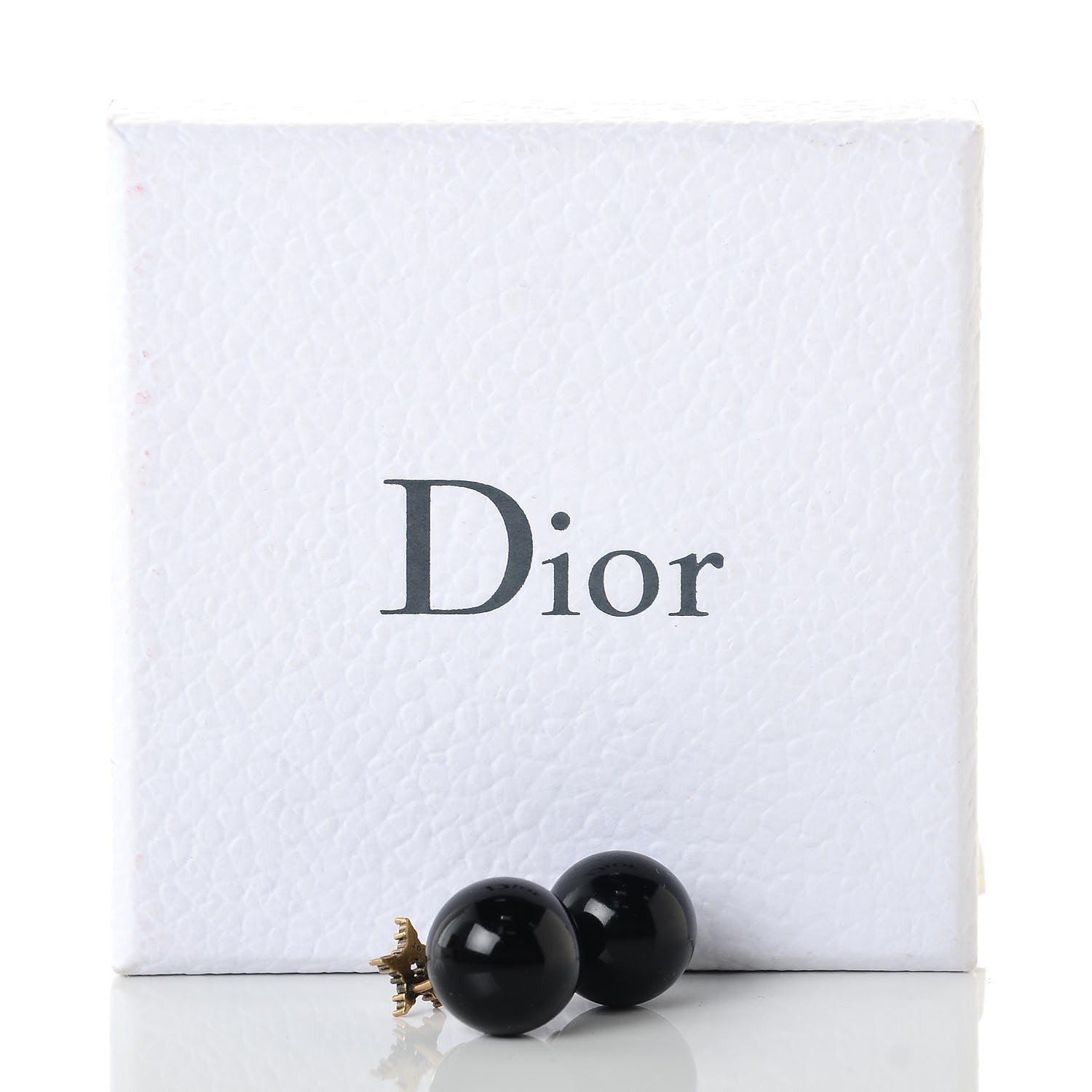 Christian Dior Crystal Star Mise En Dior Tribal Earrings Black 6 of 6