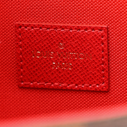 Louis Vuitton Damier Ebene Pochette Felicie Chain Wallet 7 of 11