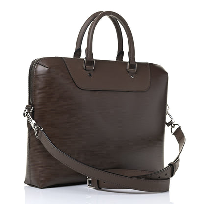 Louis Vuitton Epi Porte-Documents Jour Briefcase Taupe 2 of 4
