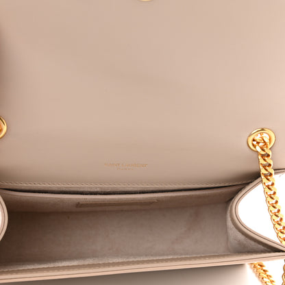 Saint Laurent Calfskin Small Classic Monogram Kate Tassel Satchel Dark Beige 4 of 12