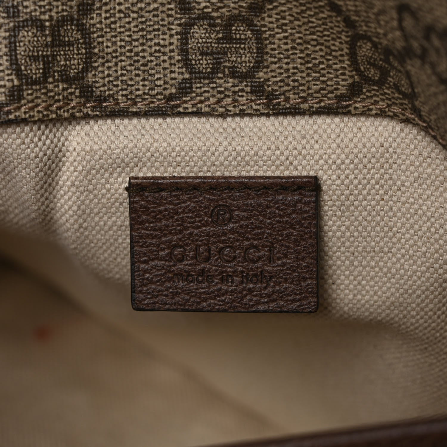 Gucci GG Supreme Monogram Neo Vintage Web Belt Bag Brown 6 of 9