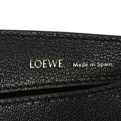 Loewe Satin Calfskin Jacquard Luna Bag Black 6 of 9