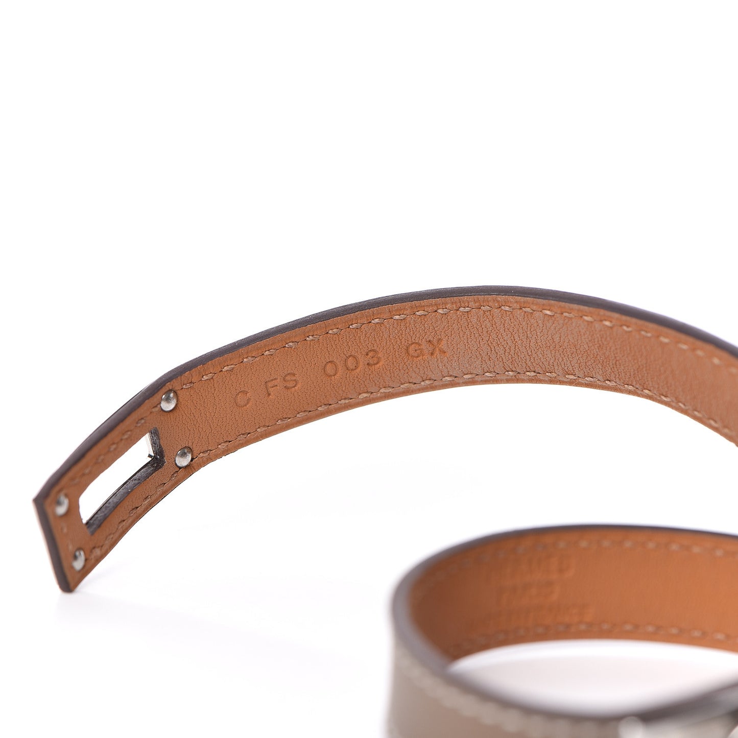 Swift Kelly Double Tour Bracelet T1 Etoupe