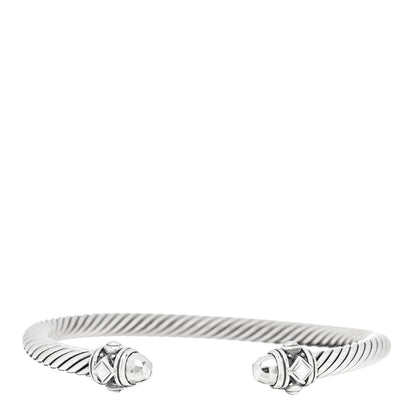 David Yurman Sterling Silver 5mm Cable Renaissance Bracelet 1 of 3