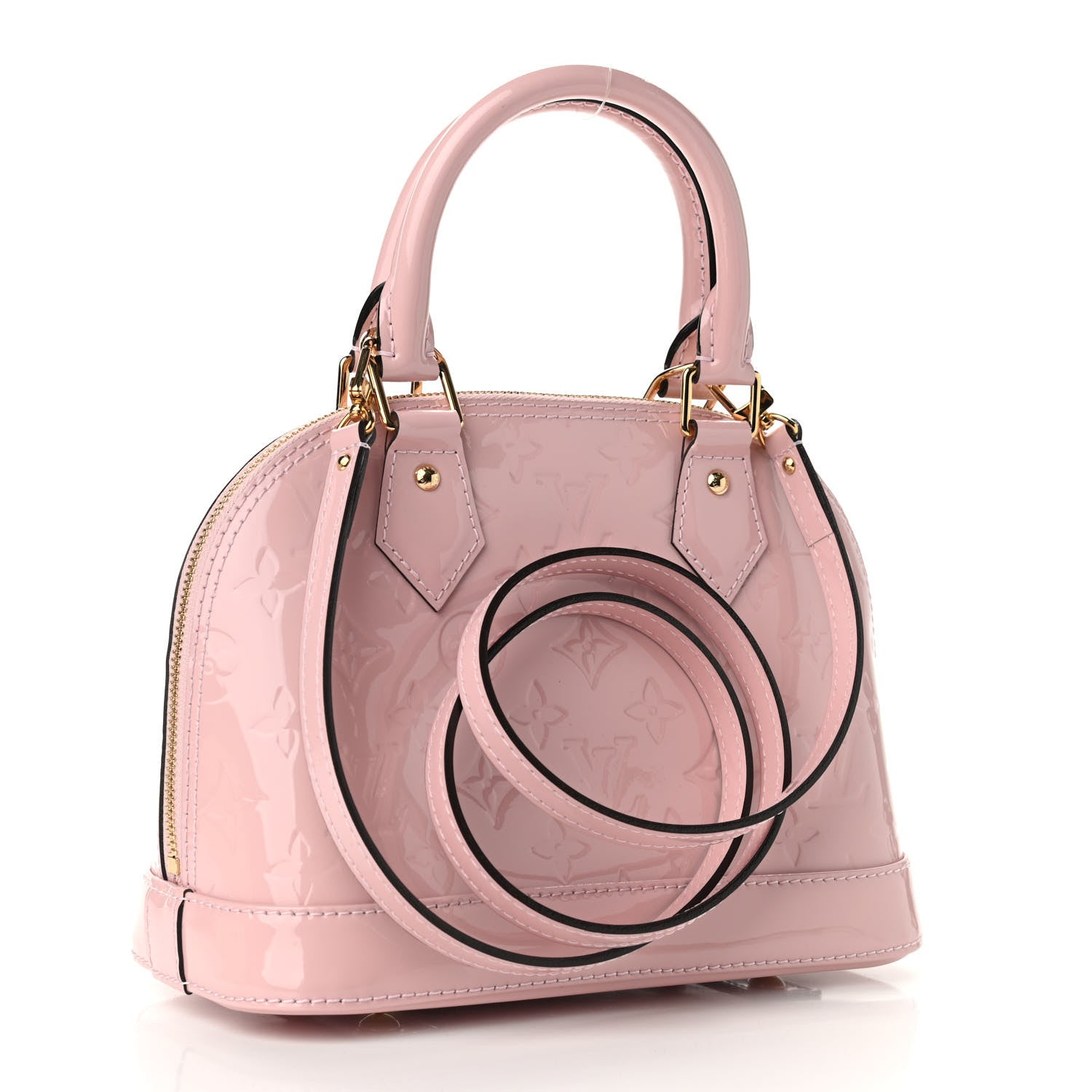 Louis Vuitton Vernis Alma BB Rose Ballerine 3 of 8