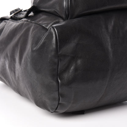 Saint Laurent Calfskin Delave Backpack Black 9 of 13