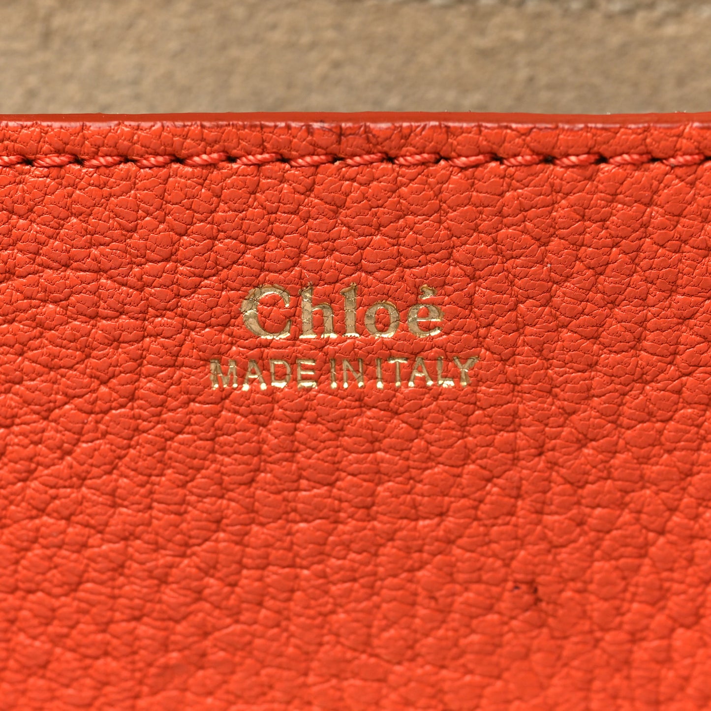 Grained Lambskin Mini Drew Shoulder Bag Foxy Orange
