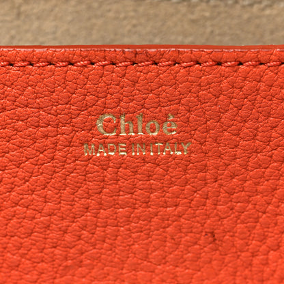 Chloe Grained Lambskin Mini Drew Shoulder Bag Foxy Orange 6 of 11