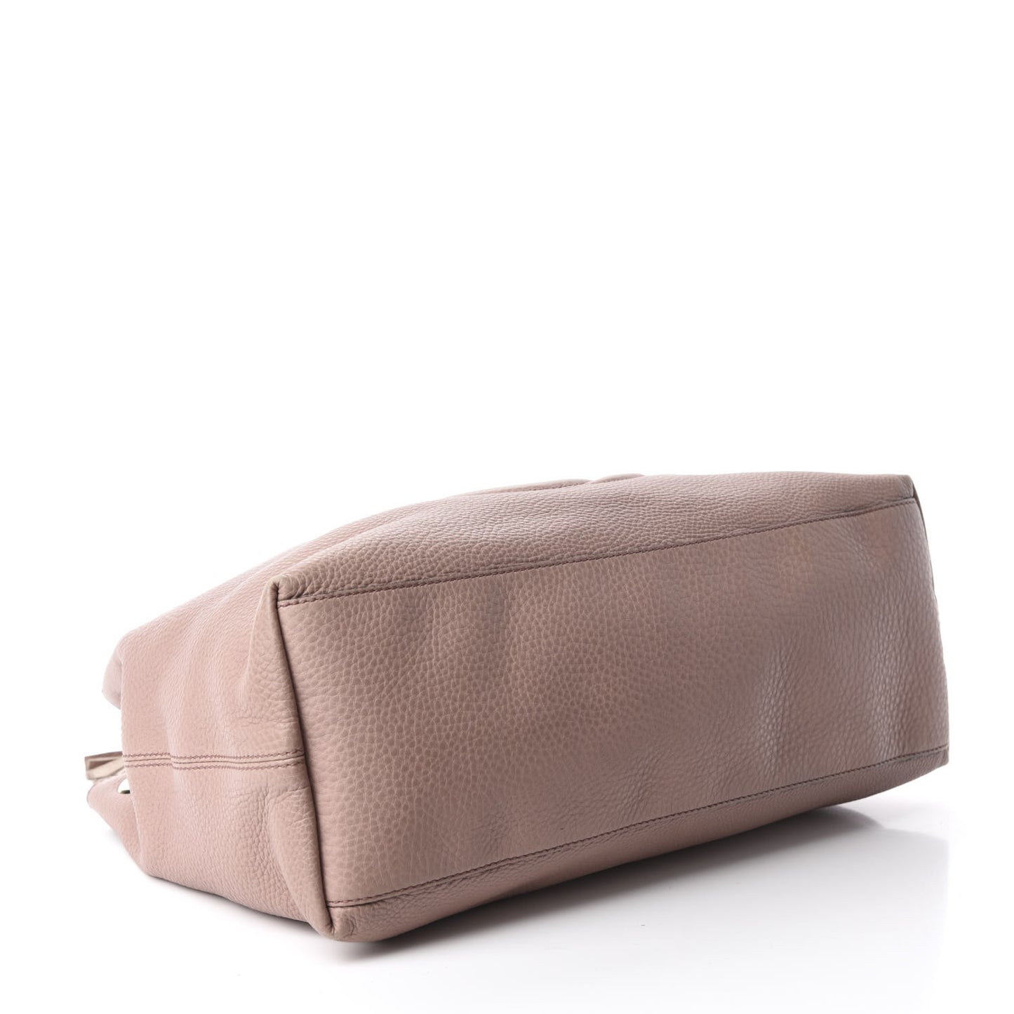 Pebbled Calfskin Medium Soho Chain Shoulder Bag Dark Cipria
