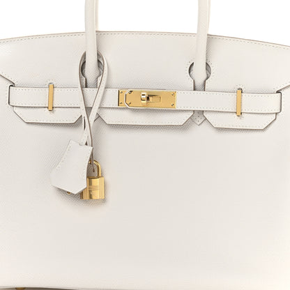 Hermes Epsom Birkin 30 Gris Pale 8 of 11