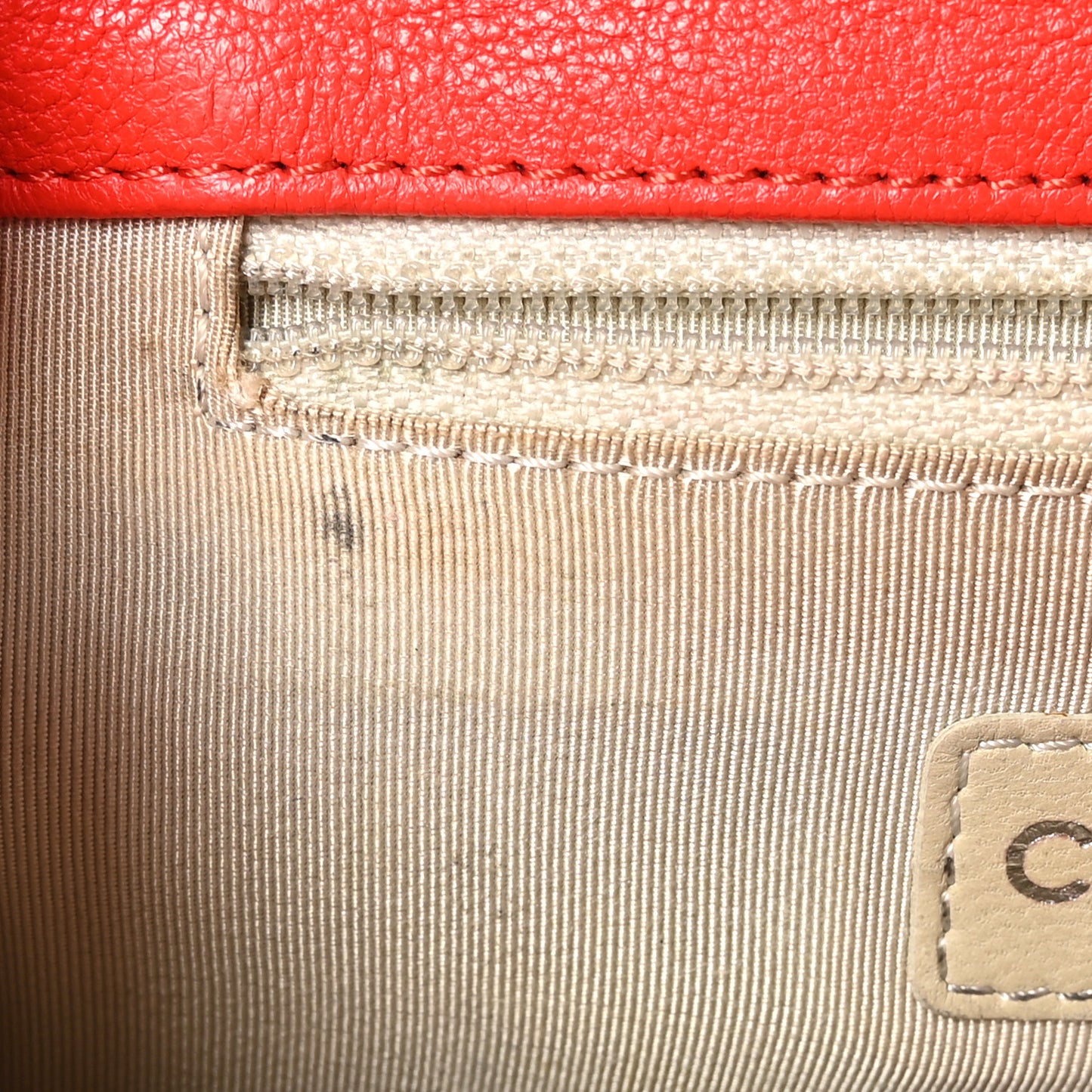Washed Lambskin Quilted Mini Chain Around Messenger Red
