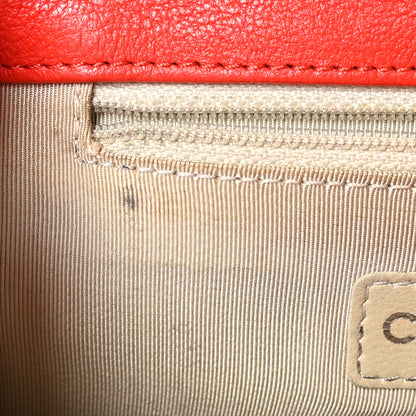 Chanel Washed Lambskin Quilted Mini Chain Around Messenger Red 11 of 12