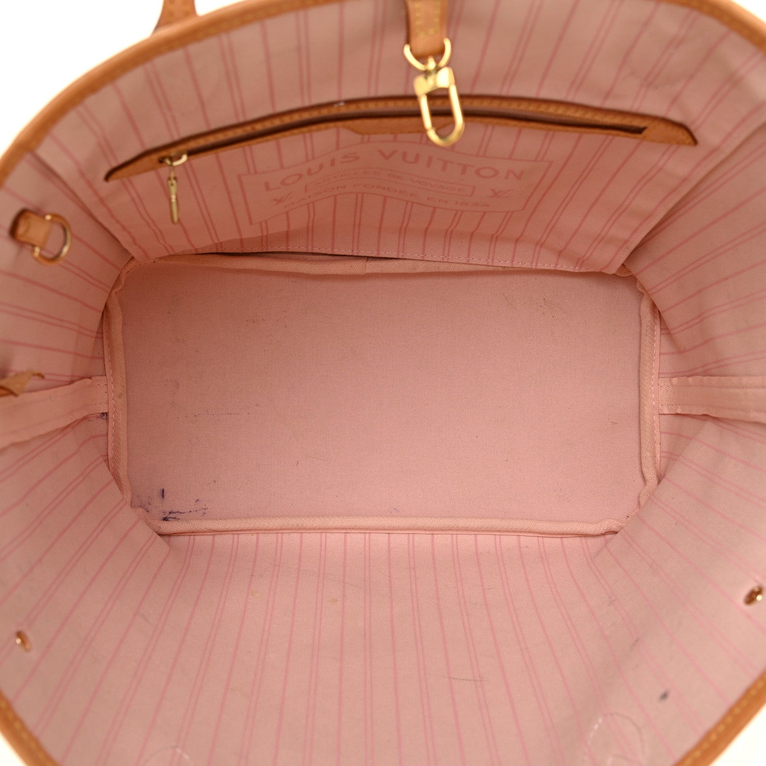 Louis Vuitton Damier Azur Neo Neverfull MM Rose Ballerine 6 of 21