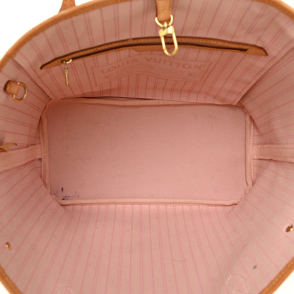 Louis Vuitton Damier Azur Neo Neverfull MM Rose Ballerine 6 of 21