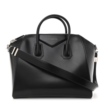 Givenchy Shiny Lord Calfskin Medium Antigona Black 1 of 10