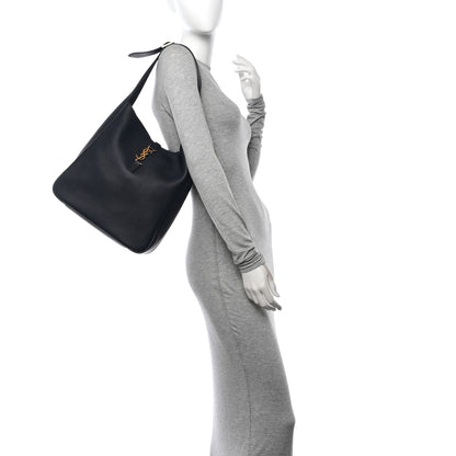 Saint Laurent Supple Calfskin Large Le 5 A 7 Soft Hobo Bleu Abysse 2 of 11