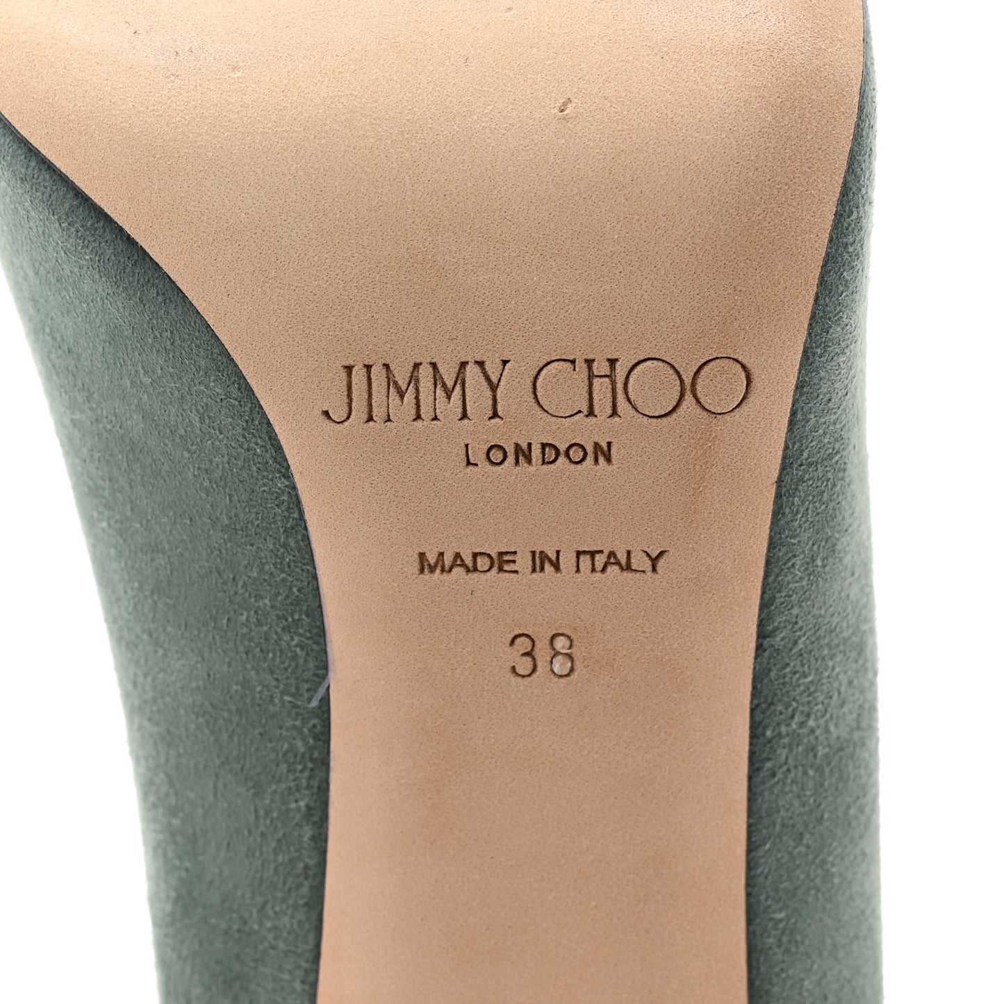 Suede Romy 100 Pumps 38 Verdi Gris