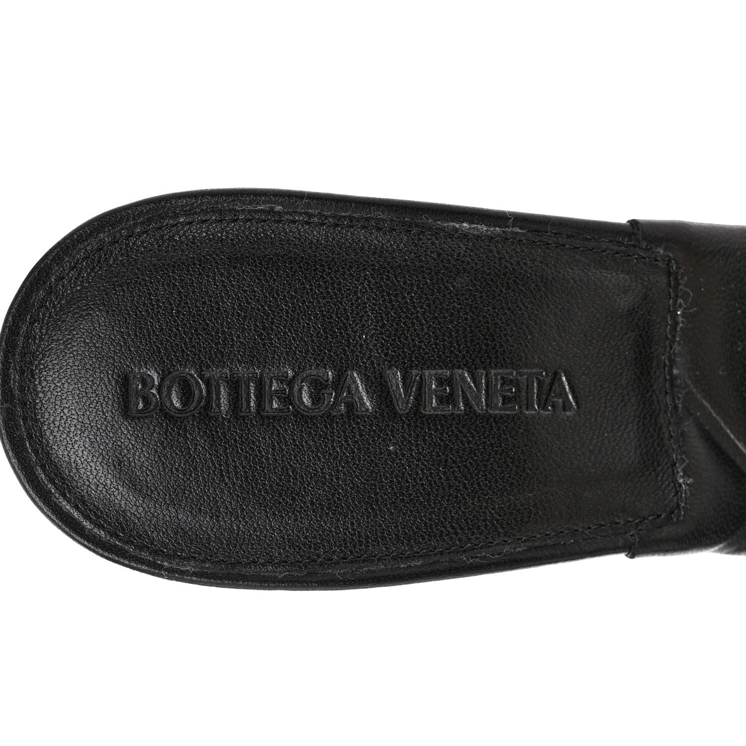 Bottega Veneta Nappa Quilted Rubber Lido Mule Sandals 36 Black 7 of 7