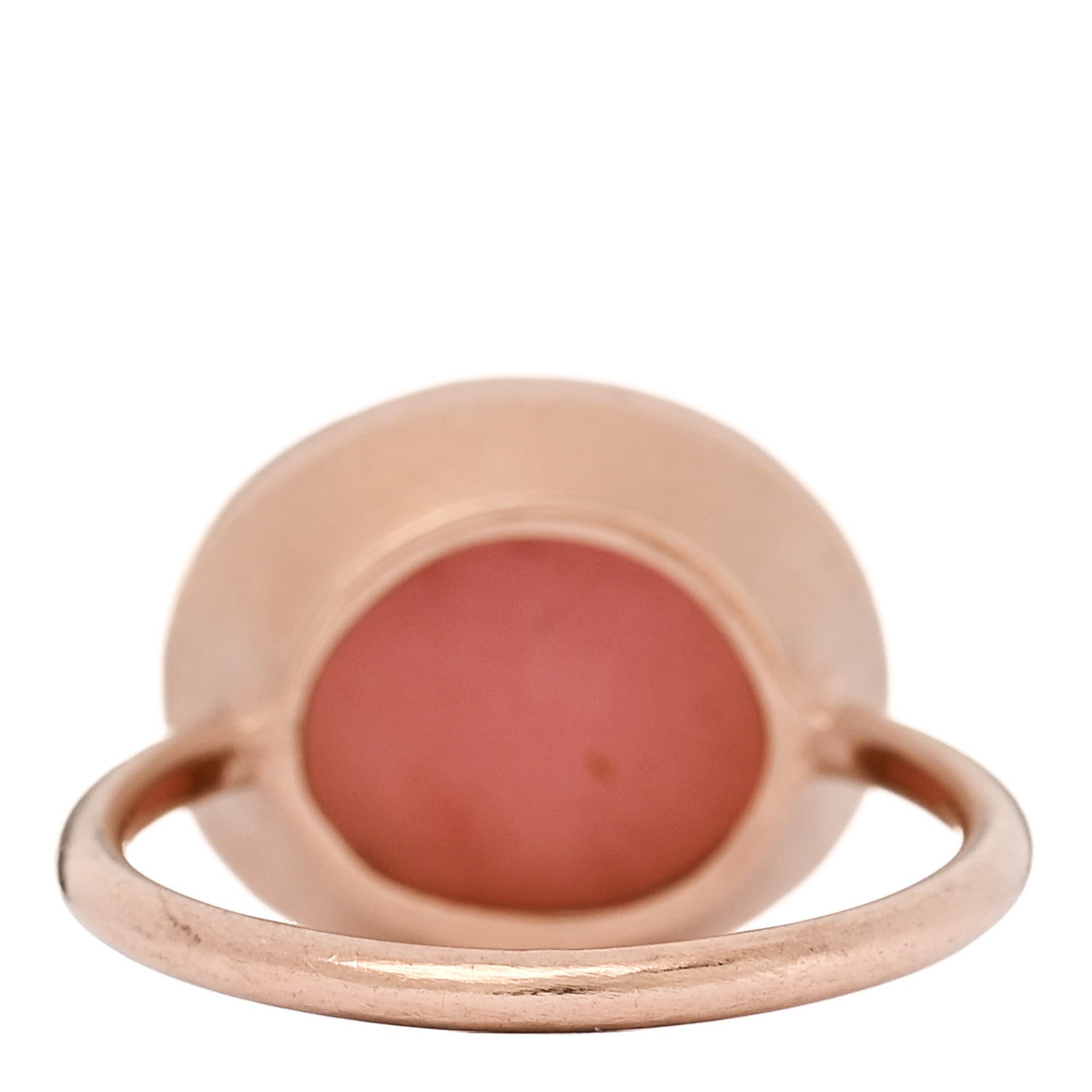 Irene Neuwirth 18K Pink Gold Pink Opal Oval Cocktail Ring 52 6 4 of 5