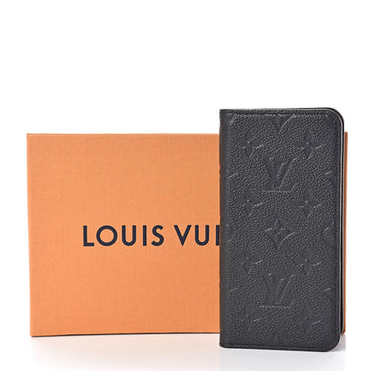 Louis Vuitton Empreinte iPhone XS Max Folio Case Black 7 of 7