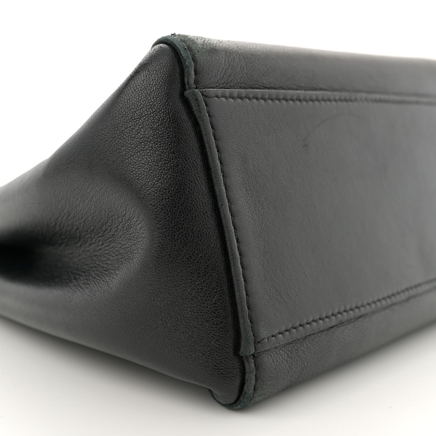 Fendi Nappa Mini Peekaboo Iconic Satchel Black 10 of 15