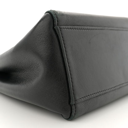 Fendi Nappa Mini Peekaboo Iconic Satchel Black 10 of 15