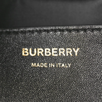 Burberry Lambskin Quilted Small Lola Bucket Bag Black 6 of 9