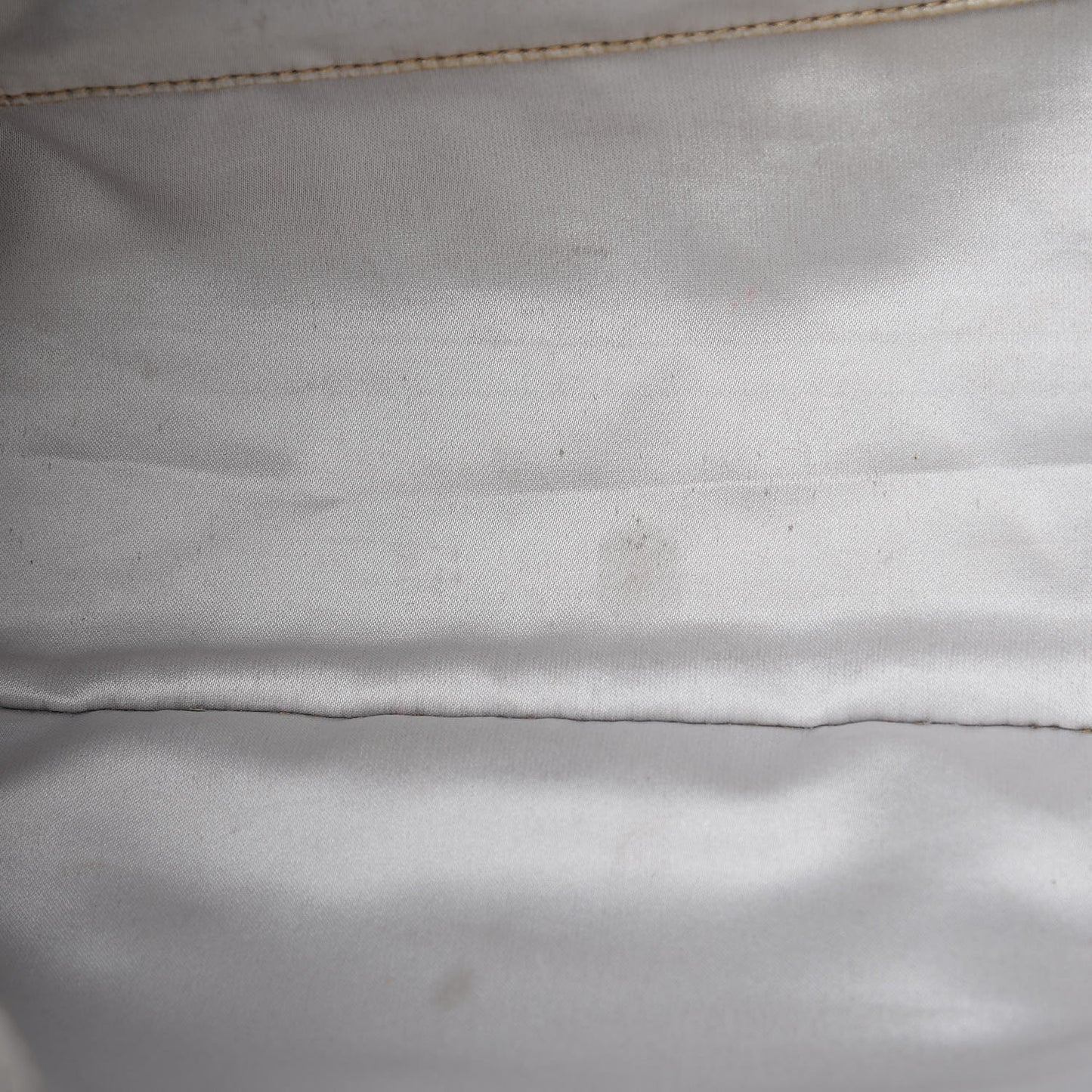 Glazed Calfskin Large On The Road Tote Light Grey