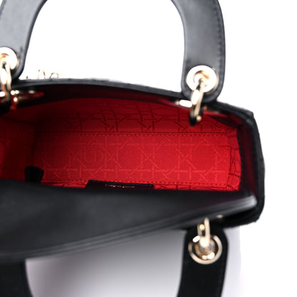 Christian Dior Lambskin Cannage Mini Lady Dior Black 5 of 10