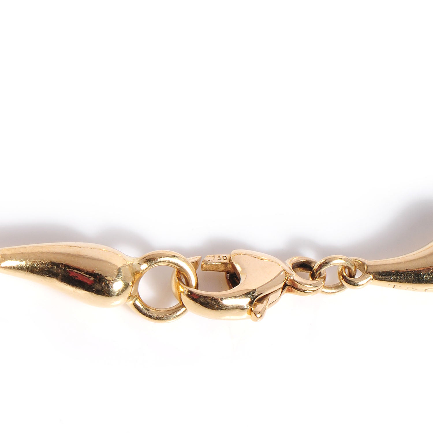Tiffany 18k Gold Elsa Peretti Teardrop Bracelet 4 of 7
