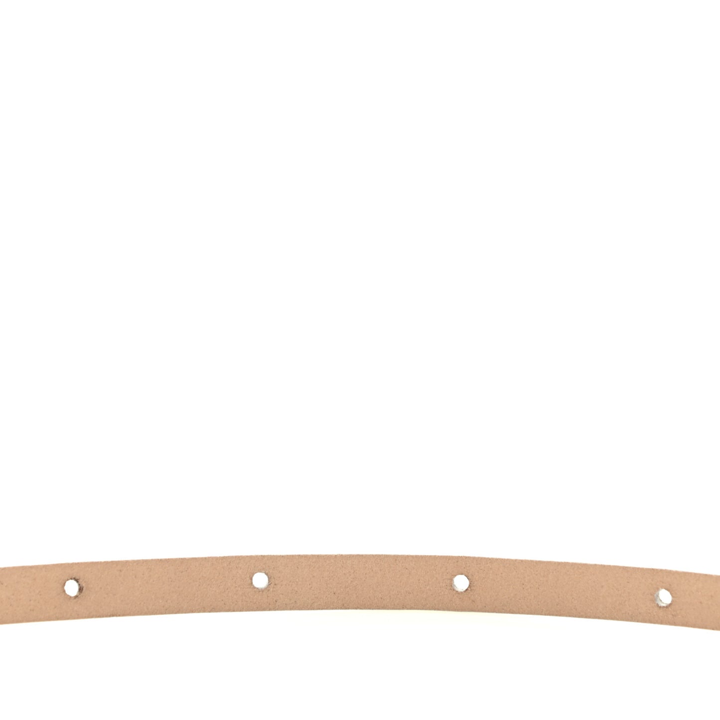 Patent Calfskin CC Logo Skinny Belt 80 32 White