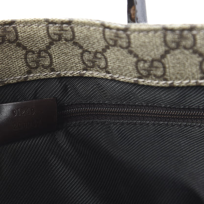 Gucci GG Plus Monogram Small Vertical Tote Dark Brown 9 of 10