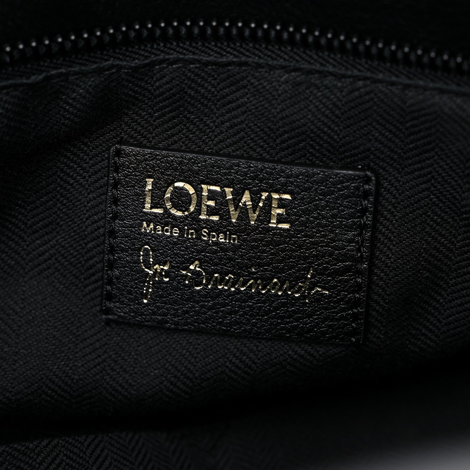 Loewe Calfskin Large Pansies Puzzle Bag Black 6 of 11