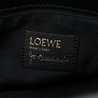 Loewe Calfskin Large Pansies Puzzle Bag Black 6 of 11